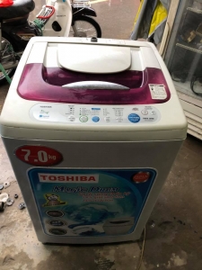MÁY GIẶT TOSHIBA MÀU HỒNG (AW-8480SV) 7KG NGUYÊN BẢN