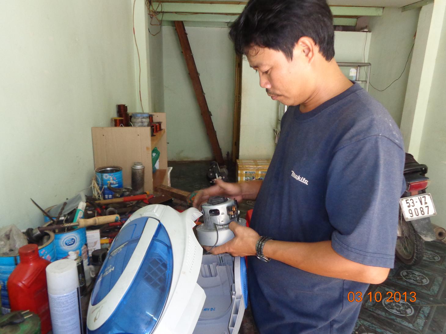 sửa máy hút bụi tại Hoàng Mai